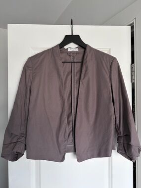 Babaton Aritzia Power Waist Open Front Slim Fit Crepe Blazer Jacket